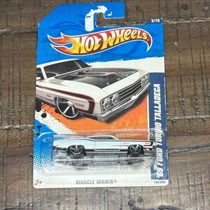 2010 Mattel Hot Wheels '69 Ford Torino Talladega - Silver and Black Bundle 2/$15